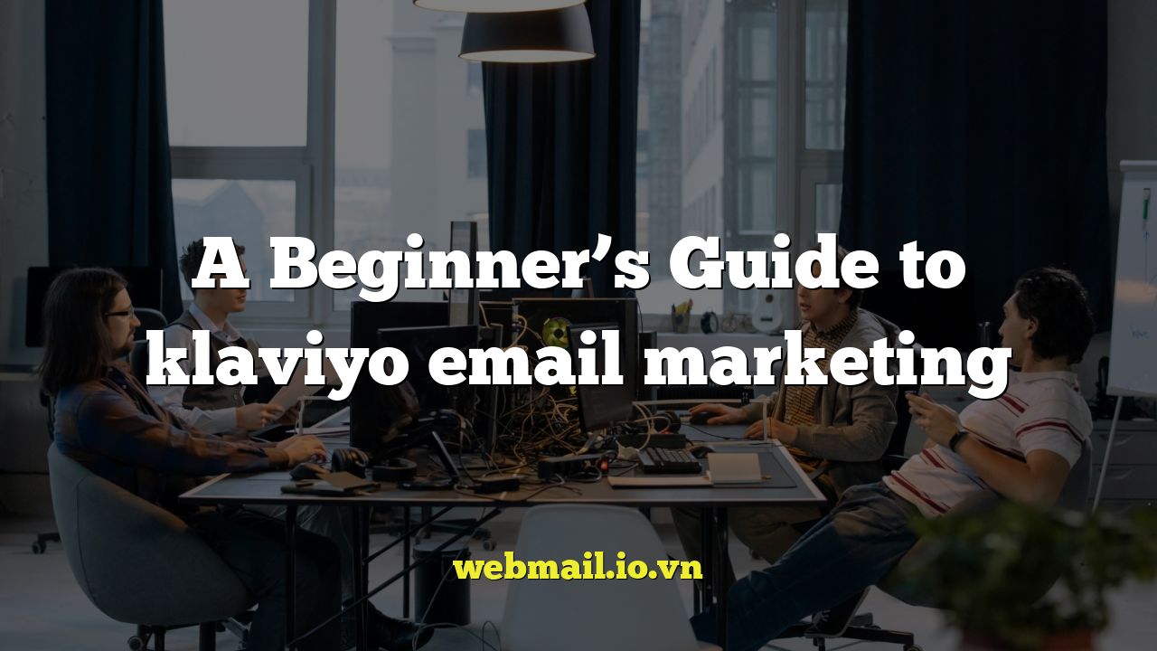 A Beginner’s Guide to klaviyo email marketing