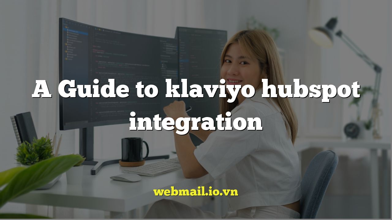A Guide to klaviyo hubspot integration