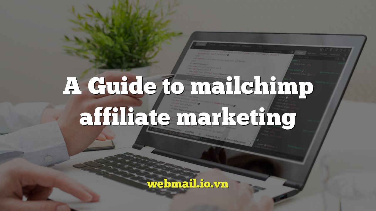 A Guide to mailchimp affiliate marketing