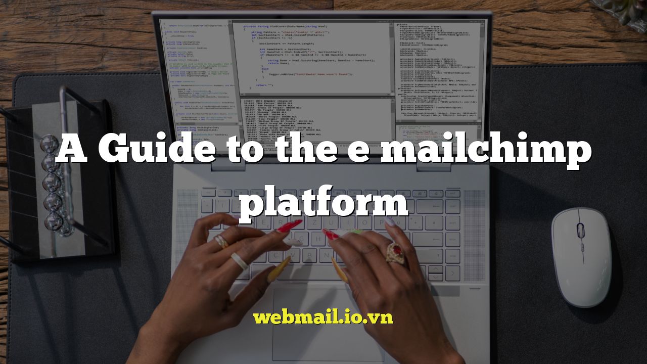 A Guide to the e mailchimp platform
