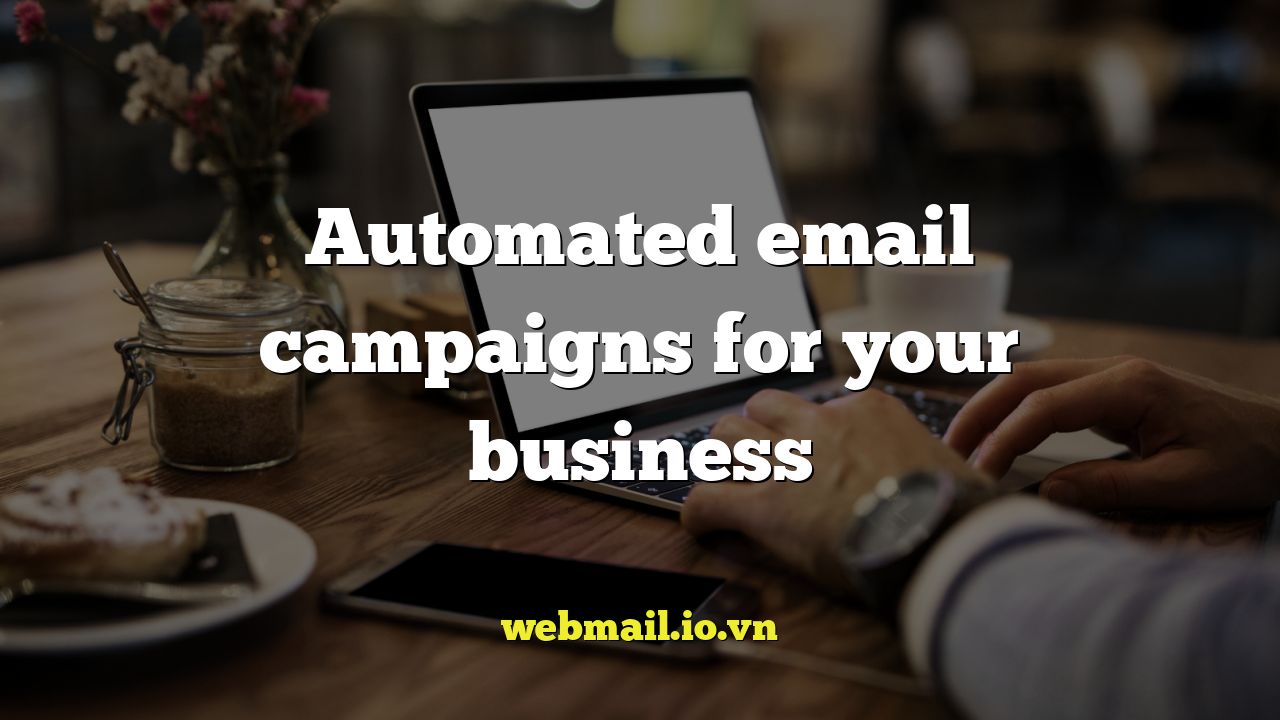 Automated email campaigns for your business