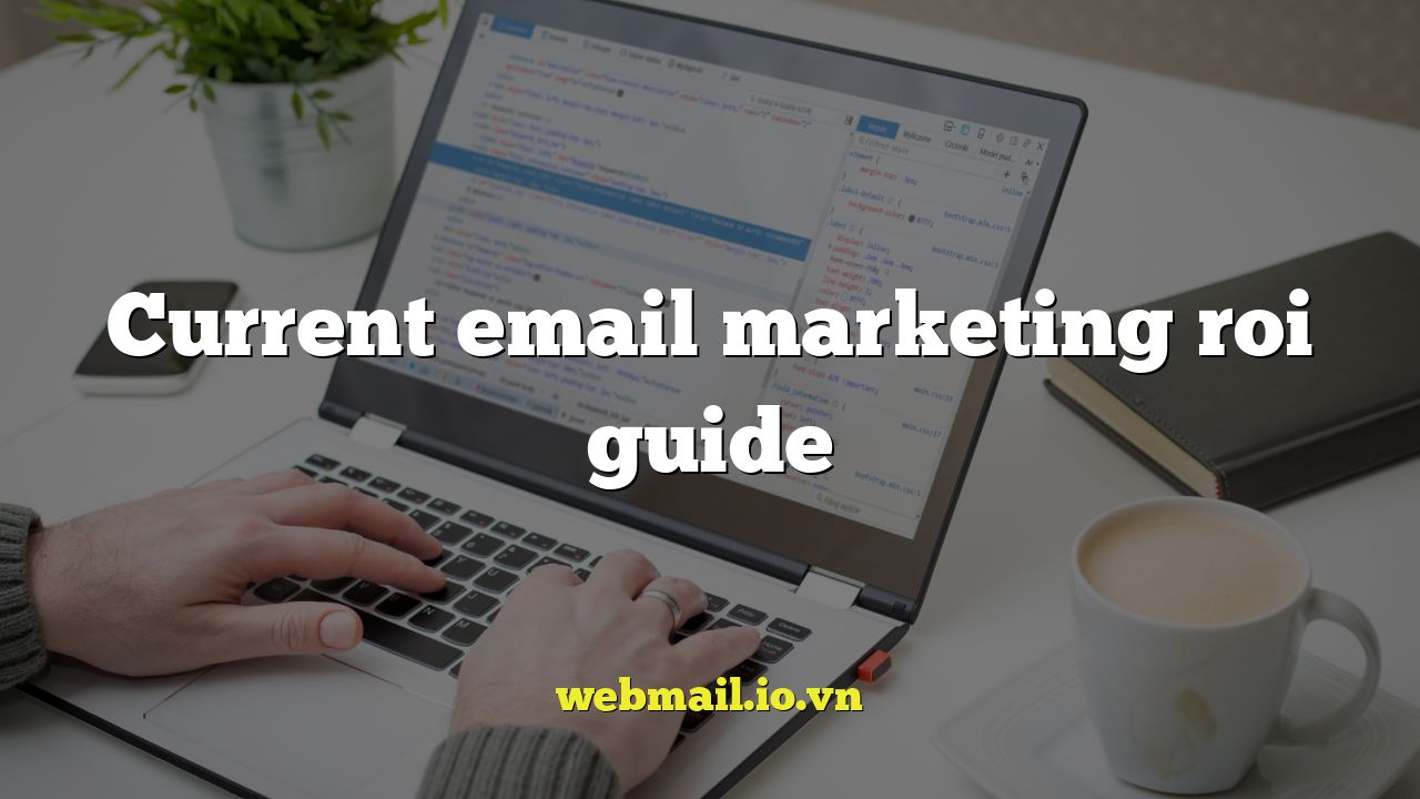 Current email marketing roi guide