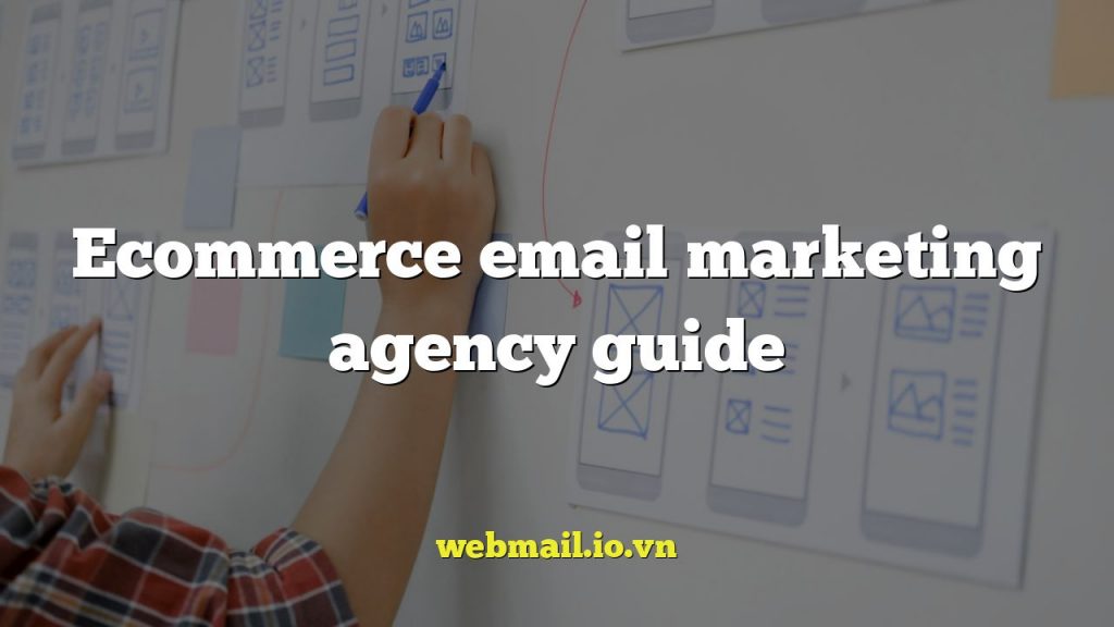 Ecommerce email marketing agency guide