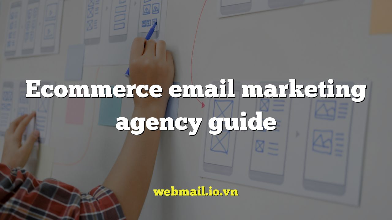 Ecommerce email marketing agency guide