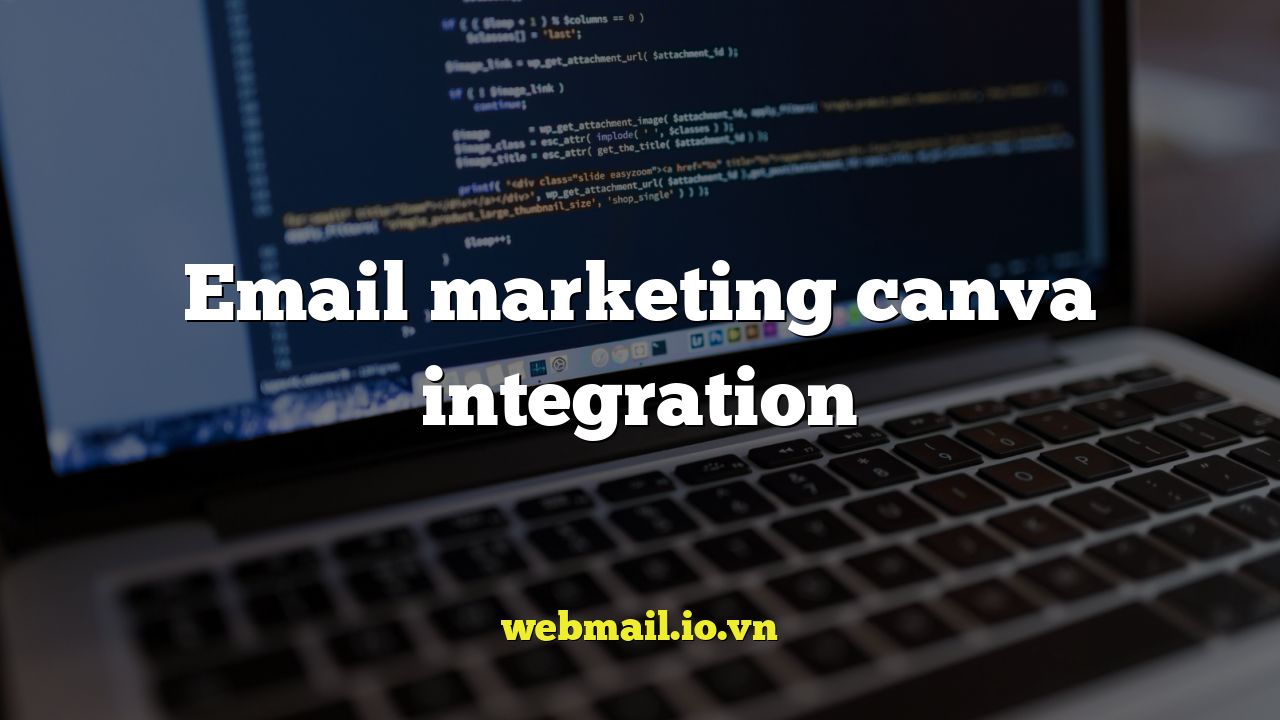 Email marketing canva integration