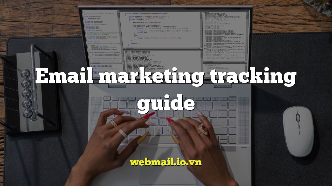 Email marketing tracking guide