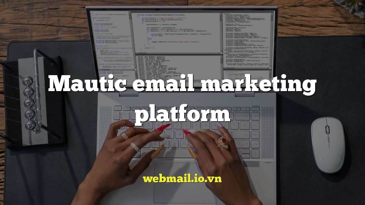 Mautic email marketing platform