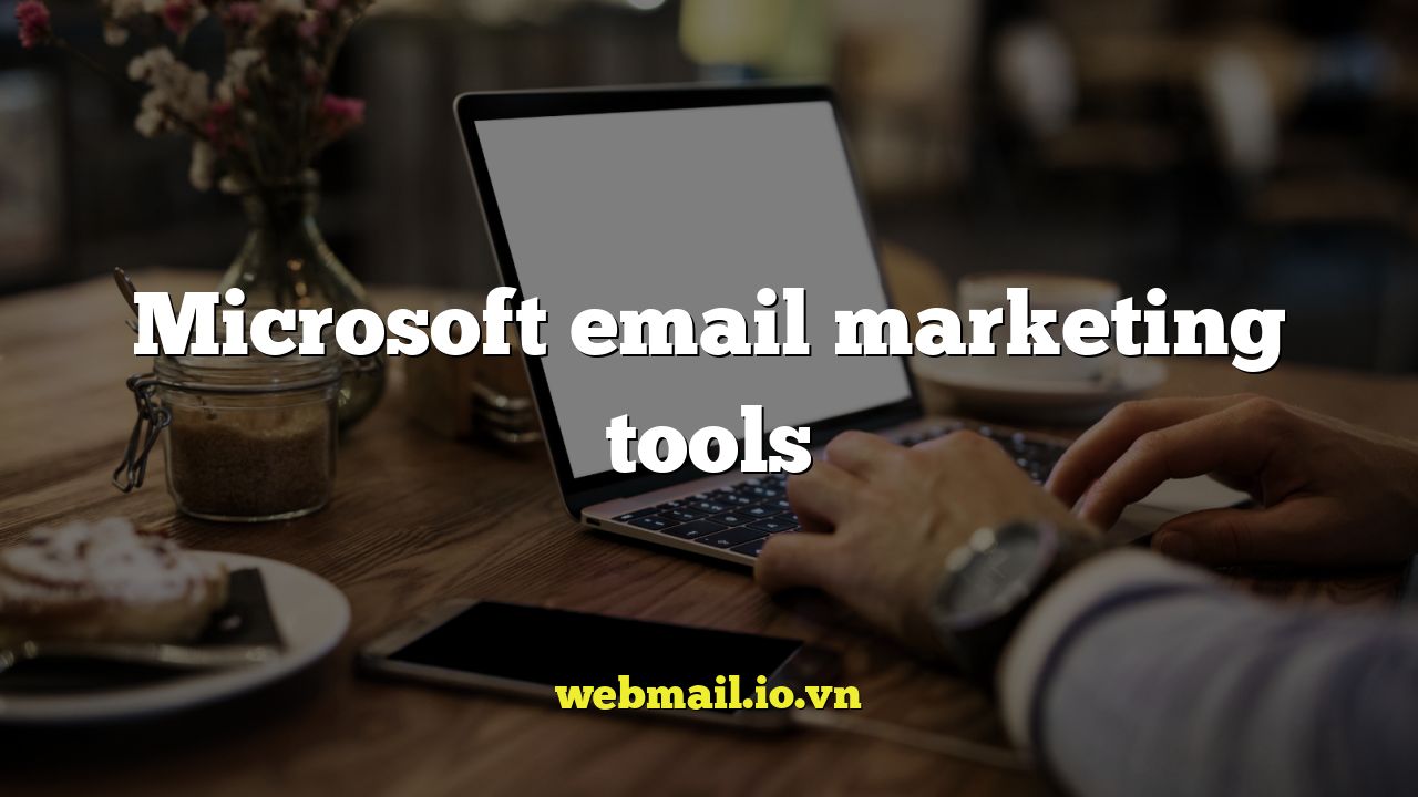 Microsoft email marketing tools