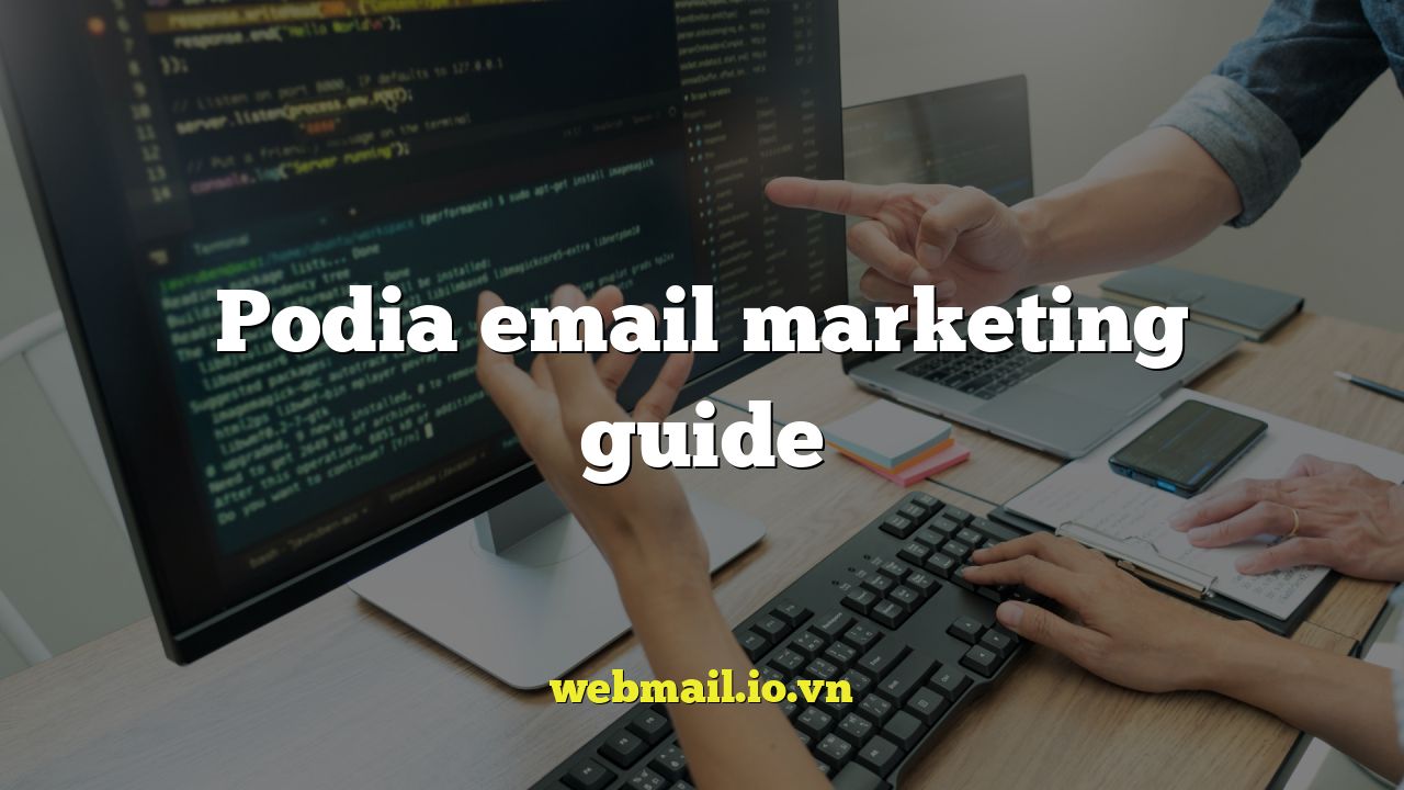 Podia email marketing guide