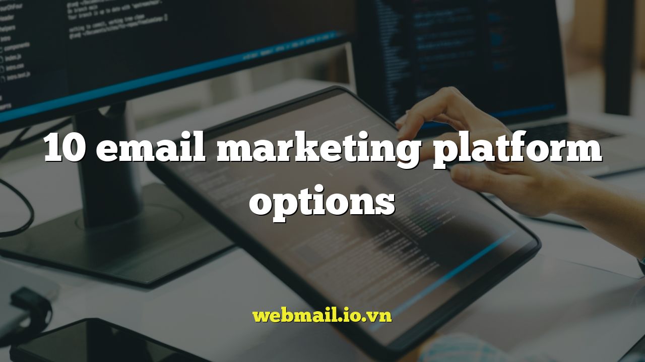 10 email marketing platform options