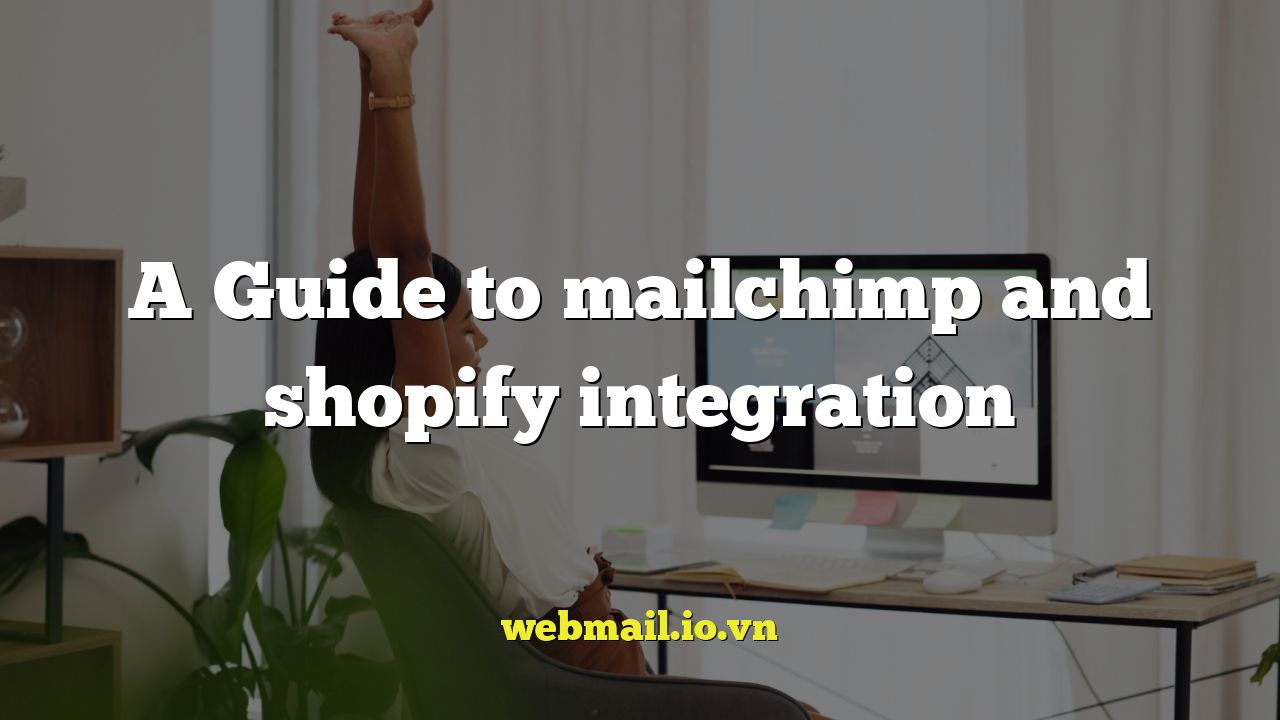 A Guide to mailchimp and shopify integration