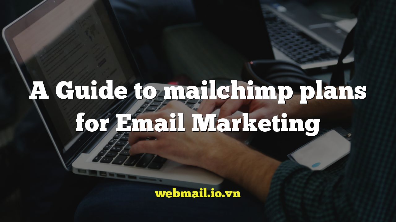 A Guide to mailchimp plans for Email Marketing