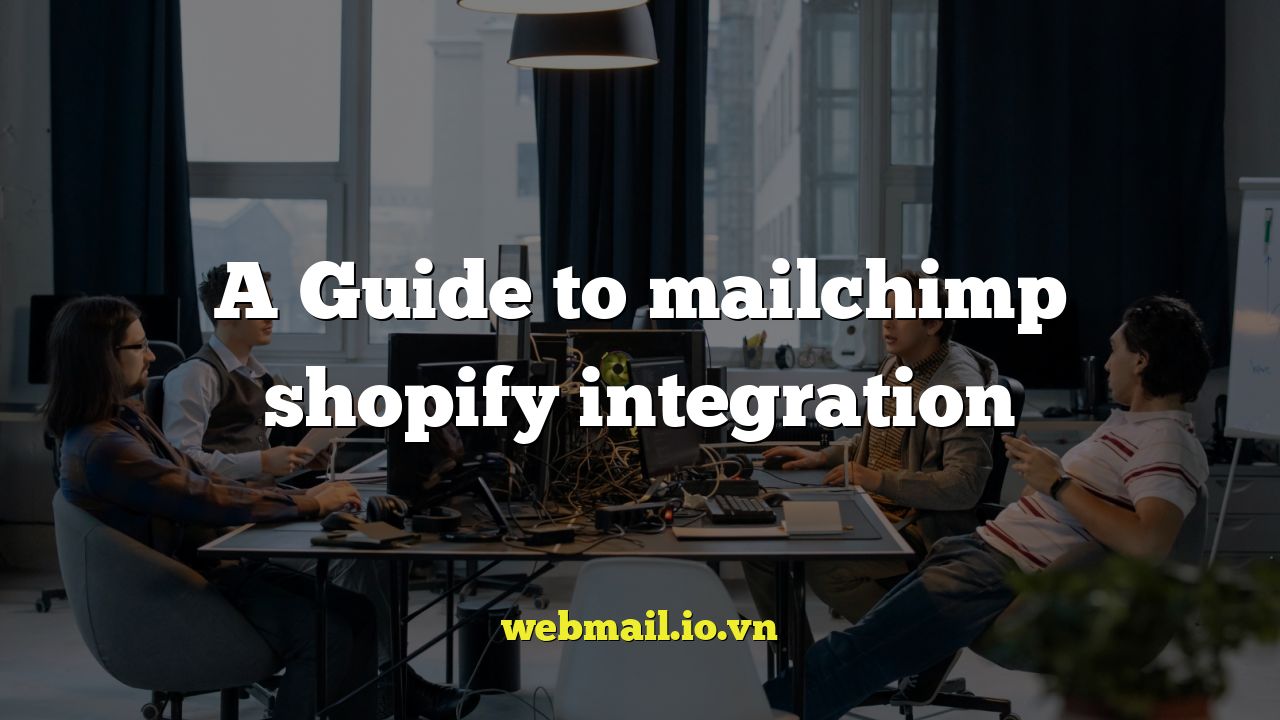 A Guide to mailchimp shopify integration