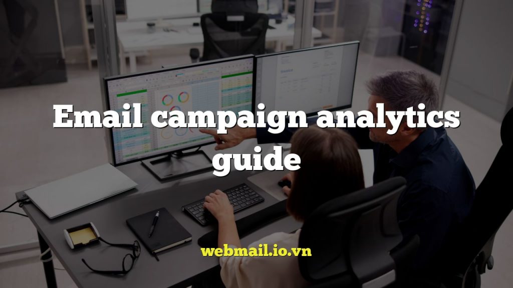 Email campaign analytics guide