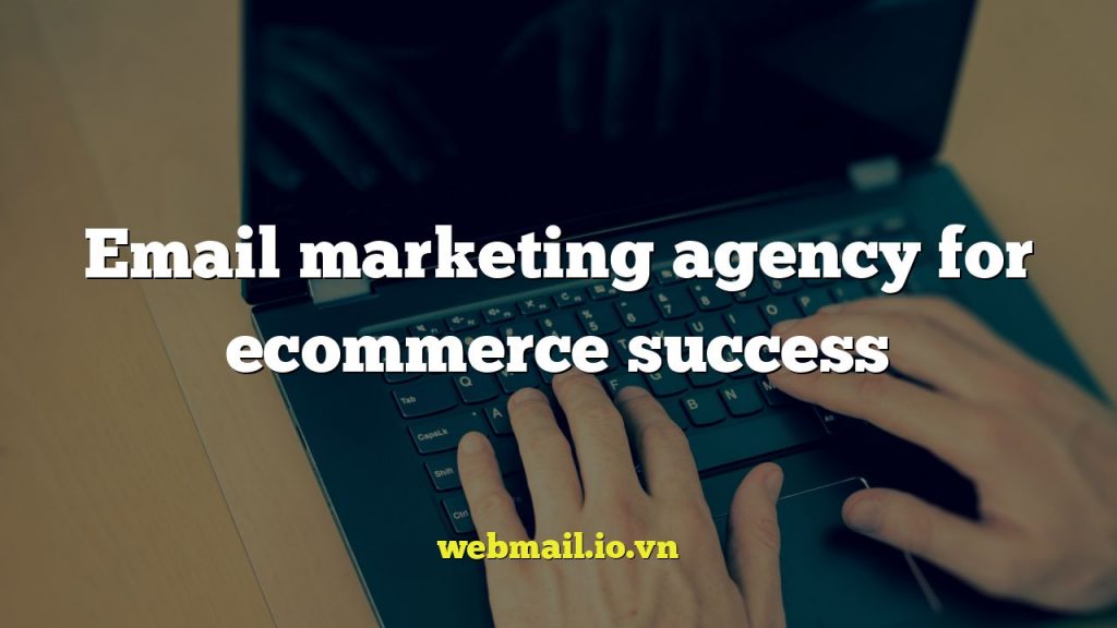 Email marketing agency for ecommerce success
