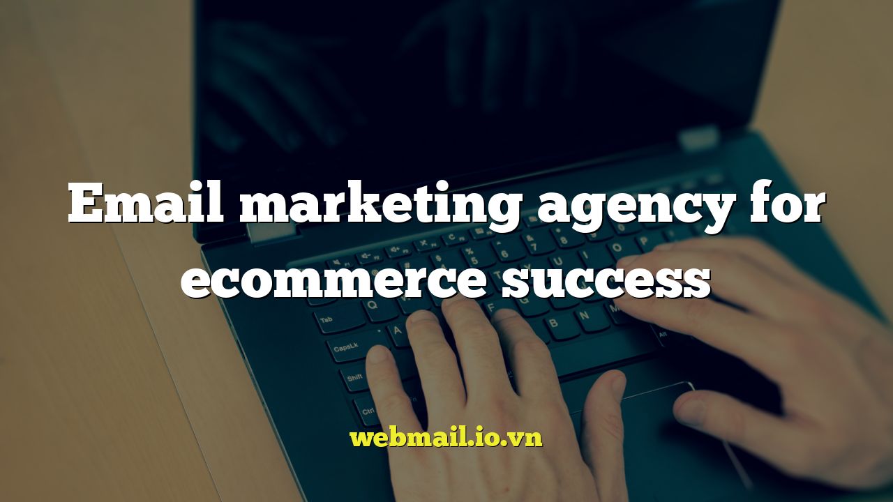 Email marketing agency for ecommerce success