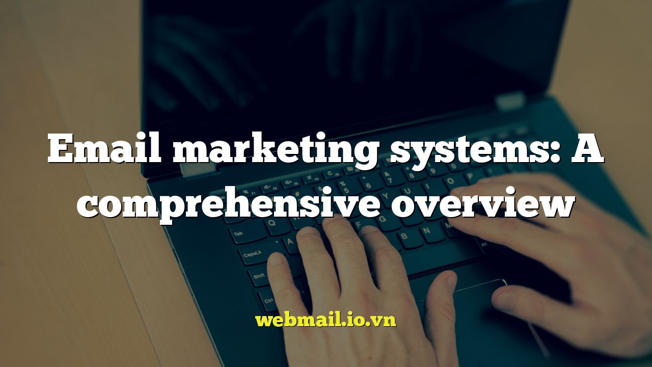 Email marketing systems: A comprehensive overview