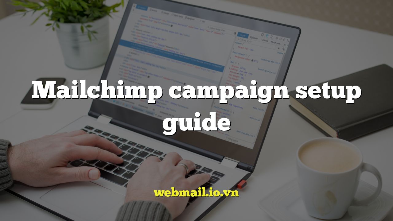 Mailchimp campaign setup guide