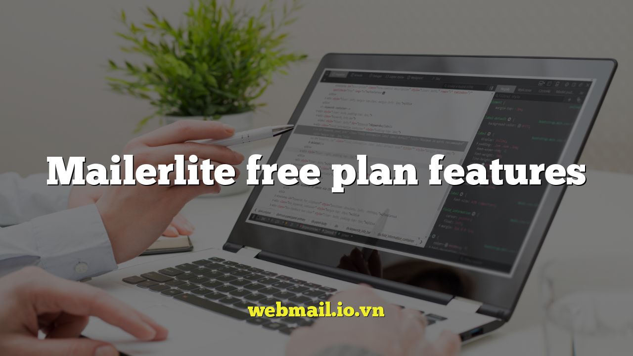 Mailerlite free plan features