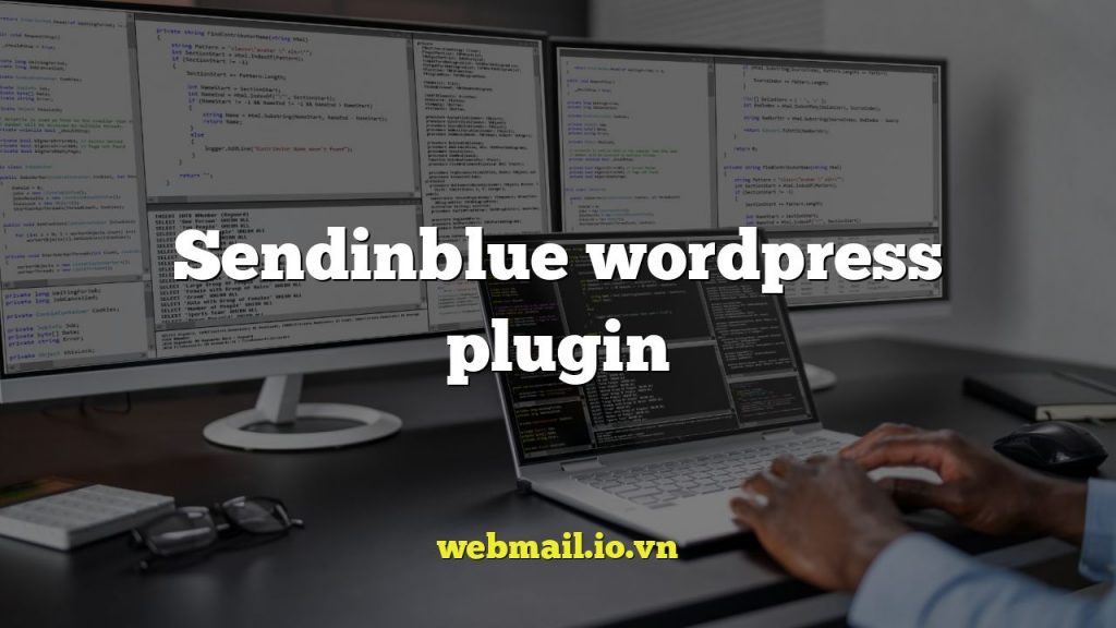 Sendinblue wordpress plugin