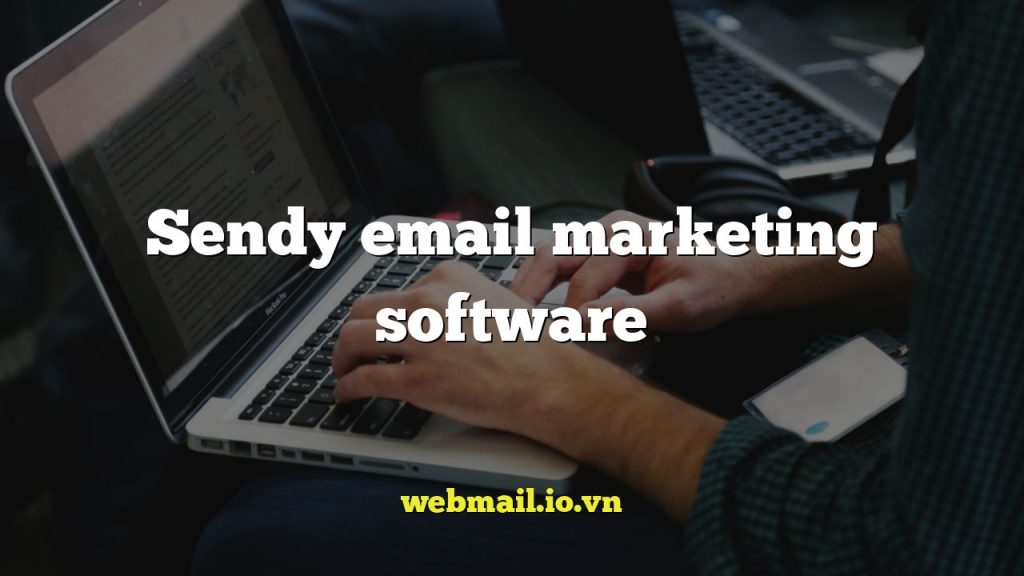 Sendy email marketing software