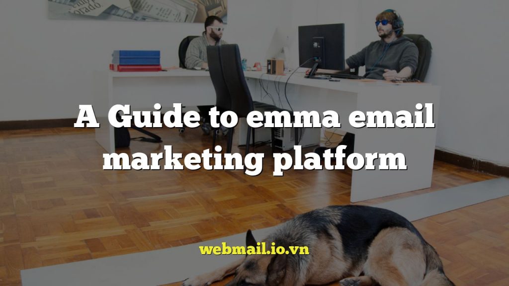 A Guide to emma email marketing platform