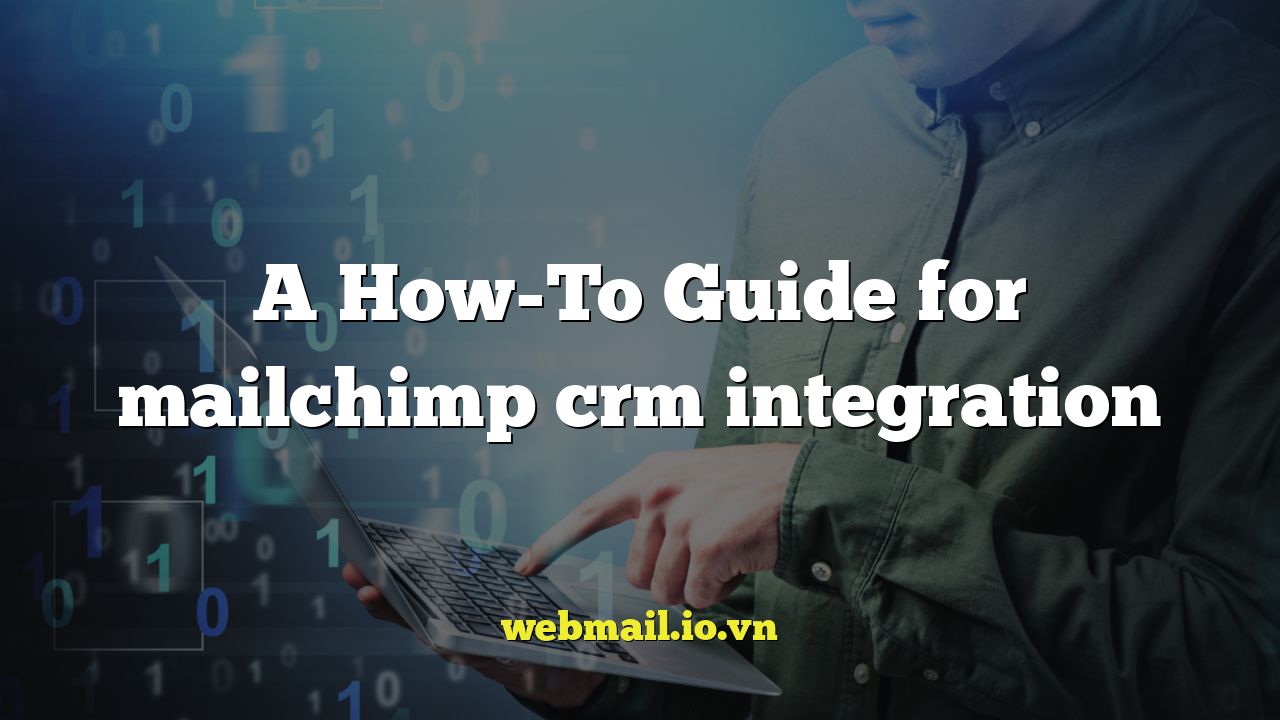 A How-To Guide for mailchimp crm integration