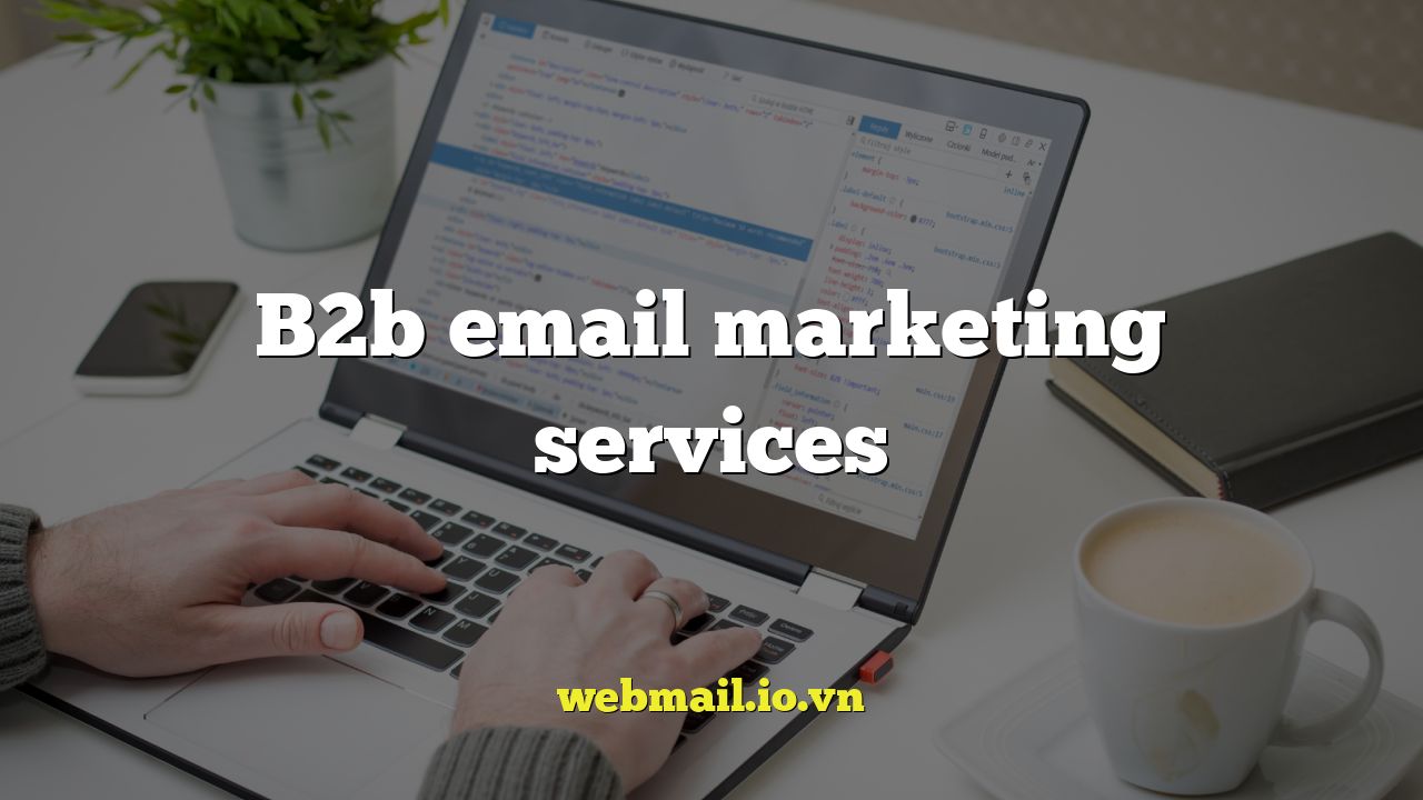 B2b email marketing services