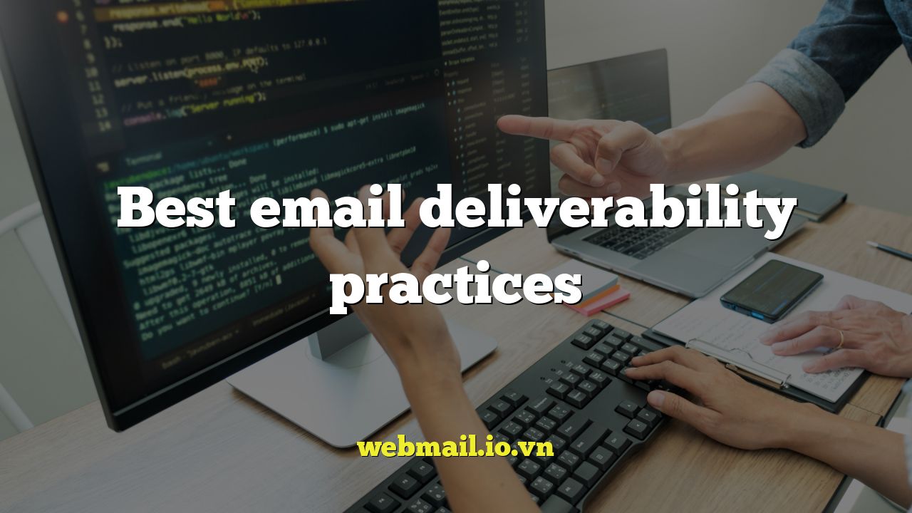 Best email deliverability practices
