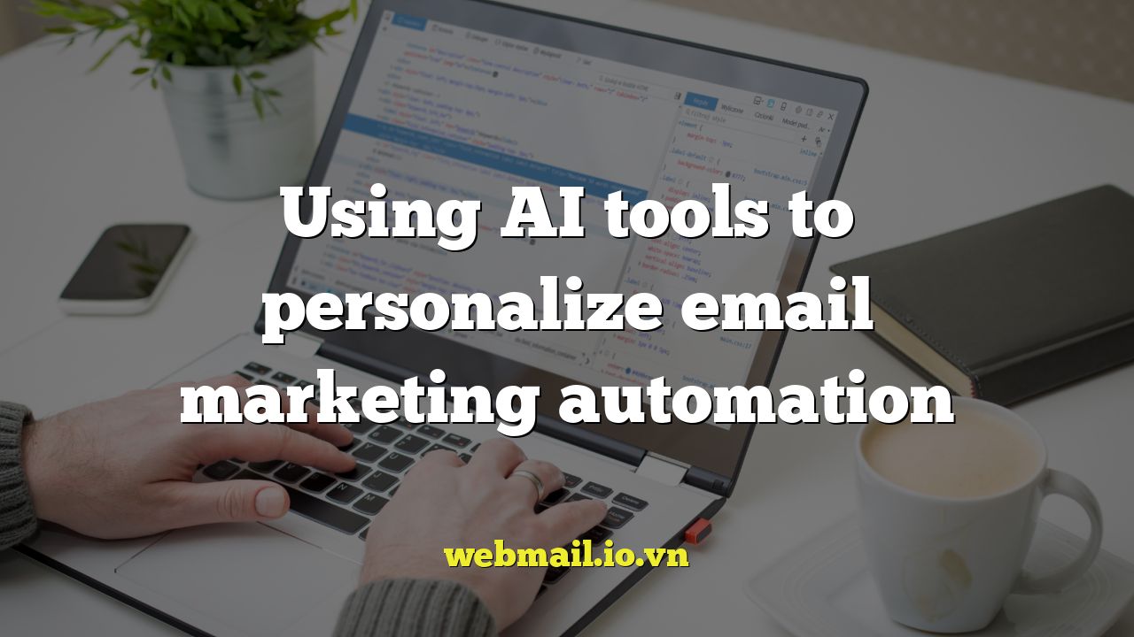Using AI tools to personalize email marketing automation