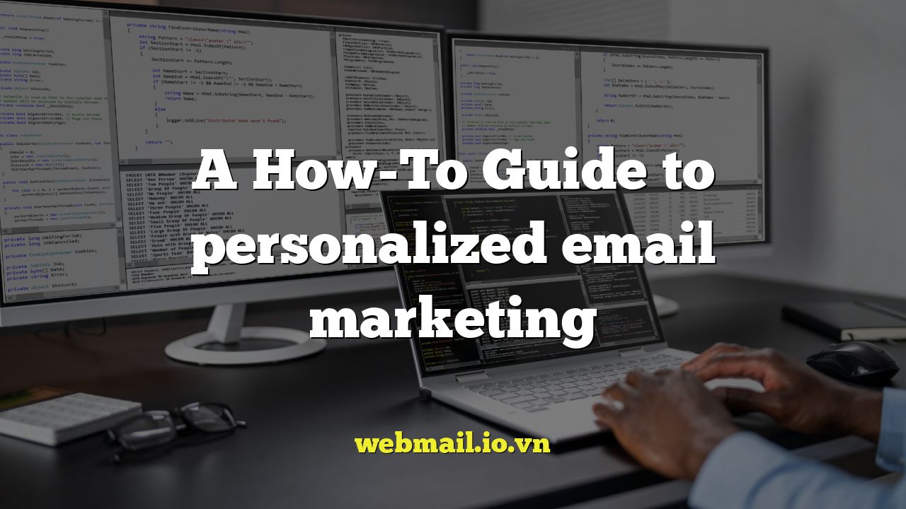 A How-To Guide to personalized email marketing